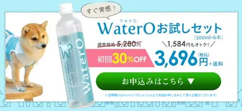 ウォテロ水【WaterO】のお得なお試しセット